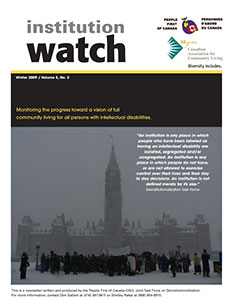 Institution Watch Newsletter Issue 11 (2009)