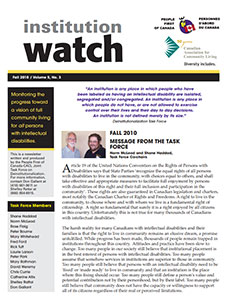 Institution Watch Newsletter Issue 12 (2010)