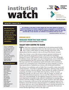 Institution Watch Newsletter Issue 16 (2012)