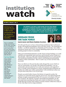 Institution Watch Newsletter Issue 19 (2013)