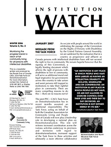 Institution Watch Newsletter Issue 4 (2006)