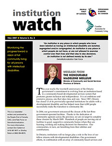 Institution Watch Newsletter Issue 6 (2007)