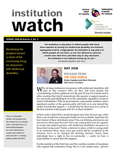 Institution Watch Newsletter Issue 7 (2008)