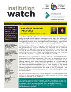 Institution Watch Newsletter March 2020