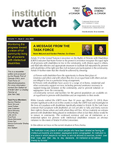Institution Watch Newsletter July 2020